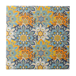 Mandala/Marokkaans Tile Patroon  Tegeltje