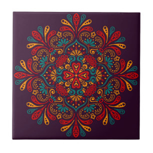 Mandala/Marokkaans Tile Patroon Tegeltje