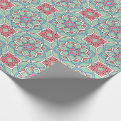 Mandala/Marokkaans Tile Pattern Cadeaupapier (Hoek)