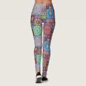 Mandala/Marokkaans Tile Pattern Leggings (Achterkant)