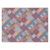 Mandala/Marokkaans Tile Pattern Tafelkleed (Voorkant (Horizontaal))