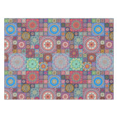 Mandala/Marokkaans Tile Pattern Tafelkleed (Voorkant (Horizontaal))