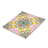 Mandala/Marokkaans Tile Pattern Tegeltje (Zijkant)