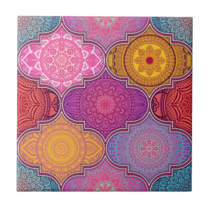 Mandala/Marokkaans Tile Pattern Tegeltje