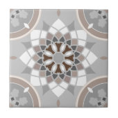 Mandala/Marokkaans Tile Pattern  Tegeltje (Voorkant)