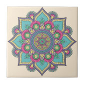 Mandala/Marokkaans Tile Pattern Tegeltje (Voorkant)
