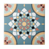Mandala/Marokkaans Tile Pattern Tegeltje (Voorkant)