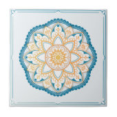 Mandala/Marokkaans Tile Pattern Tegeltje (Voorkant)
