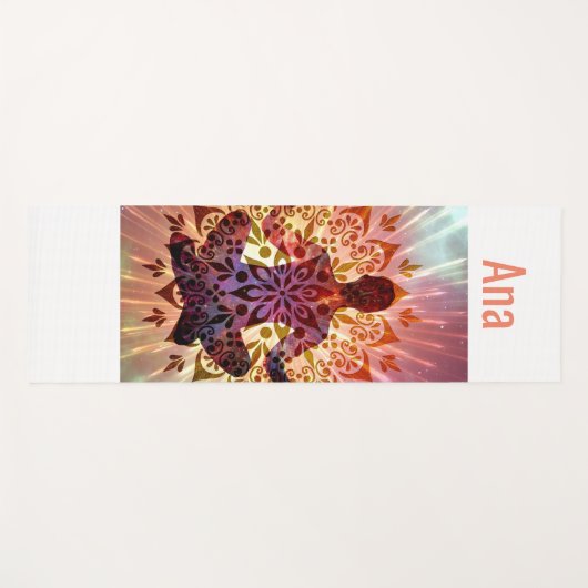 Mandala meditatie yogamat (Voorkant (horizontaal))