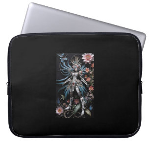 Mandala-meisje Laptop Sleeve