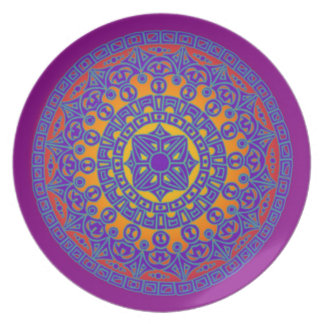 Mandala Melamine Bord
