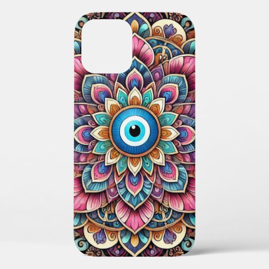 Mandala met boze oog Case-Mate iPhone case (Achterkant)