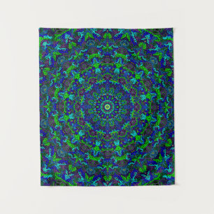 Mandala met gedetailleerd, complex Lotus Design, i Wandkleed