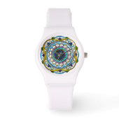 Mandala met juwelen (v1) horloge (Voorkant)