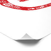 Mandala Monkey Poster Papier Print Perfect Poster (Hoek)