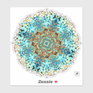 Mandala monsters 4 sticker