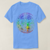 Mandala Moon Chakra Tree of Life T-shirt (Design voorkant)
