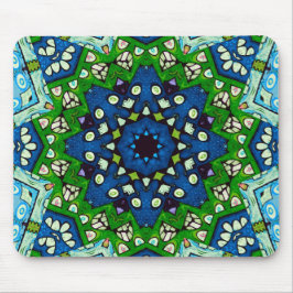 Mandala Mosaic Rosette Boho Retro Hippie Muismat