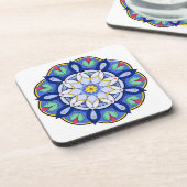 Mandala Motif 01 Dessous de verre (Côté gauche)