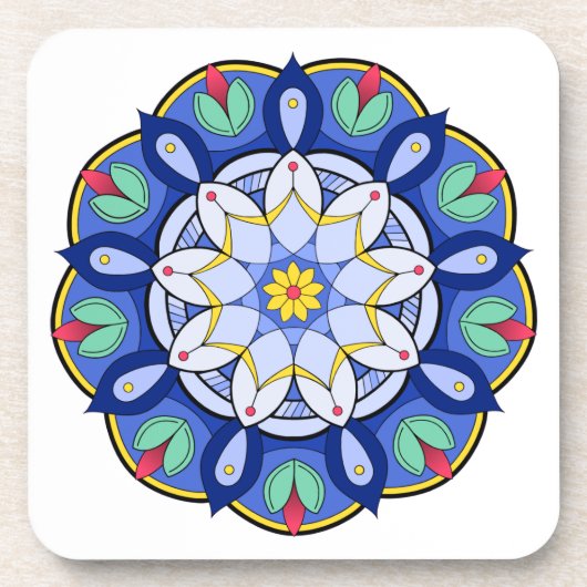 Mandala Motif 01 Dessous de verre (Devant)