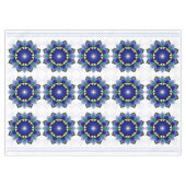 Mandala Motif 02 en bleu foncé Nappe (Devant (Horizontal))