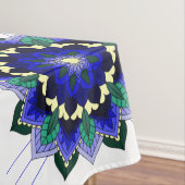 Mandala Motif 02 en bleu foncé Nappe (In Situ)
