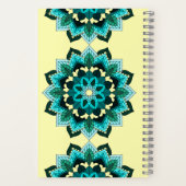 Mandala Motif 02 en Carnet aqua (Verso)