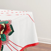 Mandala Motif 02 en nappe rouge (In Situ)