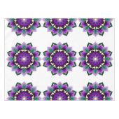 Mandala Motif 02 en nappes violettes (Devant (Horizontal))