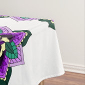 Mandala Motif 02 en nappes violettes (In Situ)