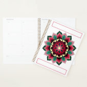 Mandala Motif 02 en rose profond (Devant avec enveloppe)