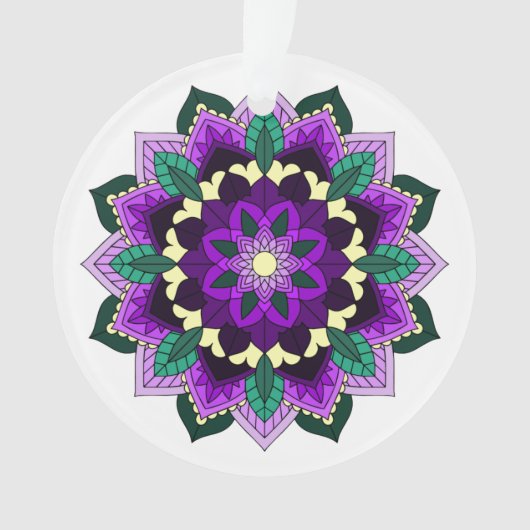 Mandala Motif 02 en violet (devant)