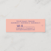 Mandala Motif - étiquette de marchandise, Carte de (Dos)