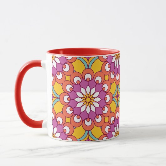 Mandala Motif Mug (Gauche)