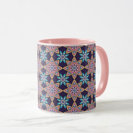 Mandala Motif Mug (Devant droit)