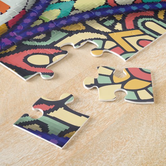 Mandala Motif - Puzzle (Côté)