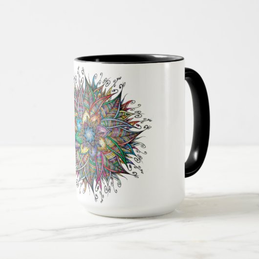Mandala Mug (Devant droit)