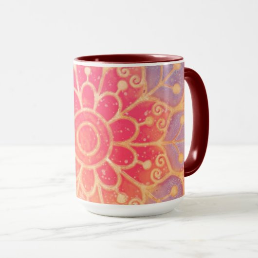 Mandala Mug (Devant droit)