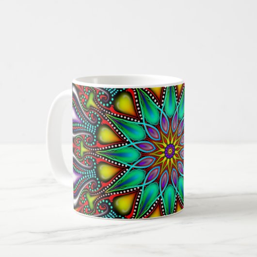 Mandala mug 3 (Devant gauche)