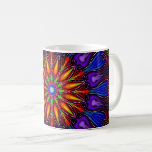 Mandala mug 4 (Devant droit)