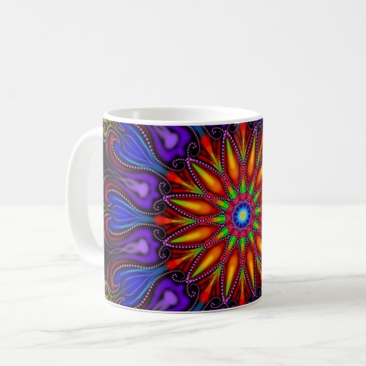 Mandala mug 4 (Devant gauche)
