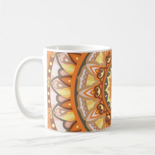 Mandala Mug d'automne (Gauche)
