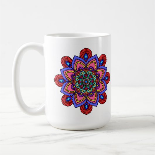  Mandala Mug Koffiemok (Links)