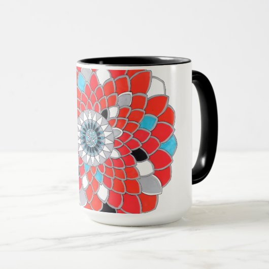Mandala Mug Mok (Voorkant rechts)