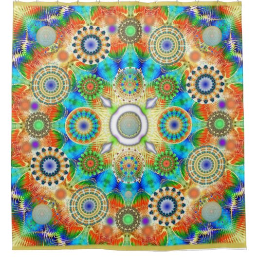 Mandala Multi Verse Douchegordijn (Voorkant)