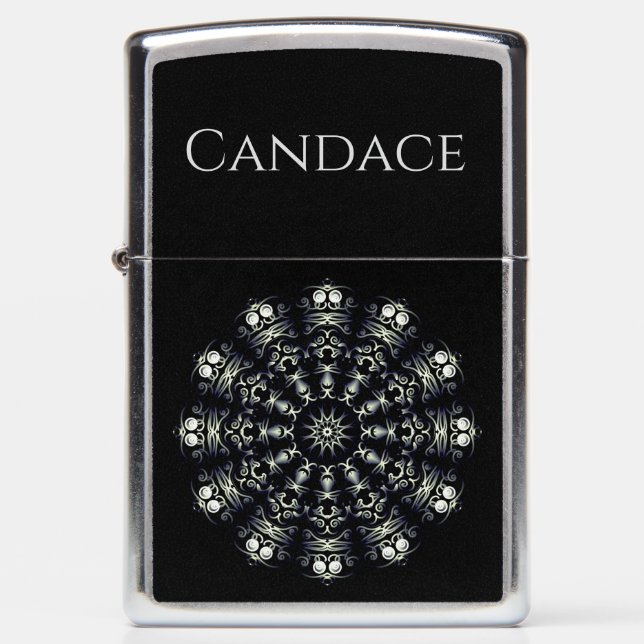 Mandala naam Zippo aansteker (Voorkant)
