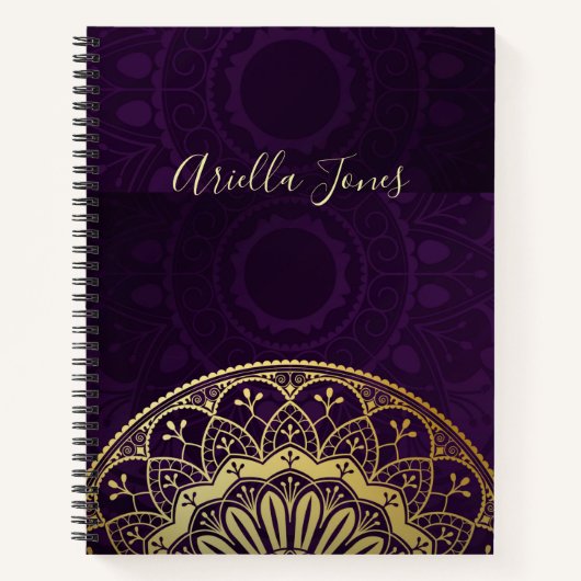 Mandala Name Journal Notitieboek (Voorkant)