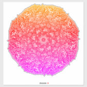 Mandala Natuur Floral Sticker (Vel)