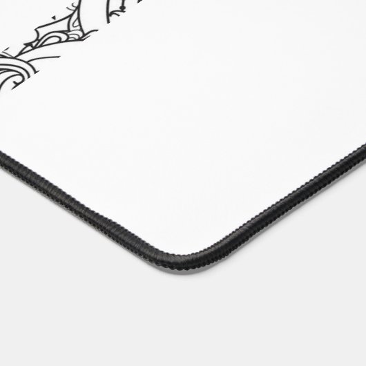 Mandala noir et blanc (Coin)