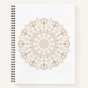 Mandala notitieboek, rustig, meditatief, boho stij notitieboek